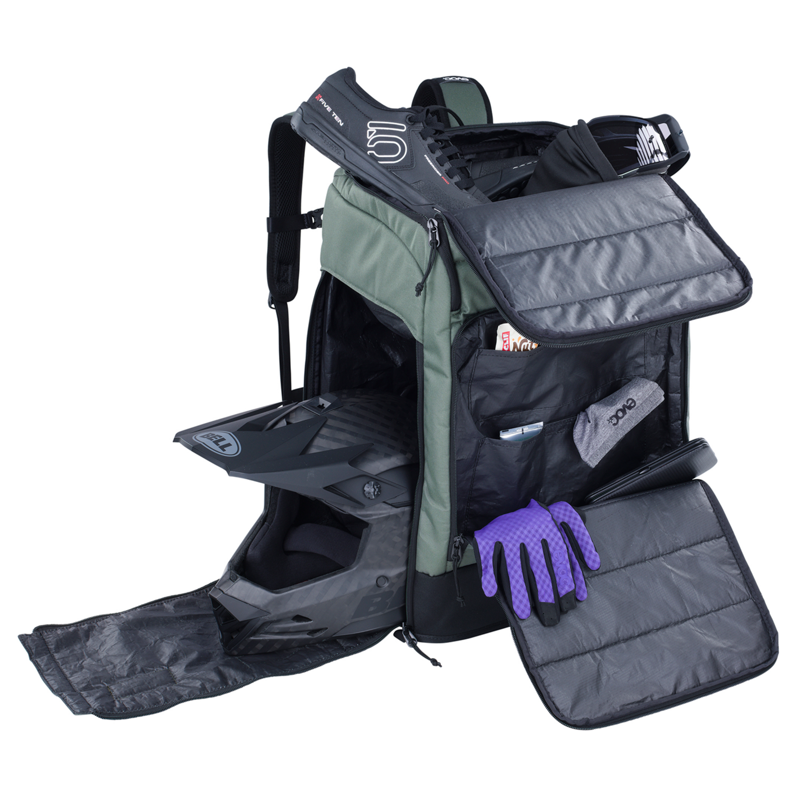 Evoc Gear Backpack 60L Materialtasche in GRÜN