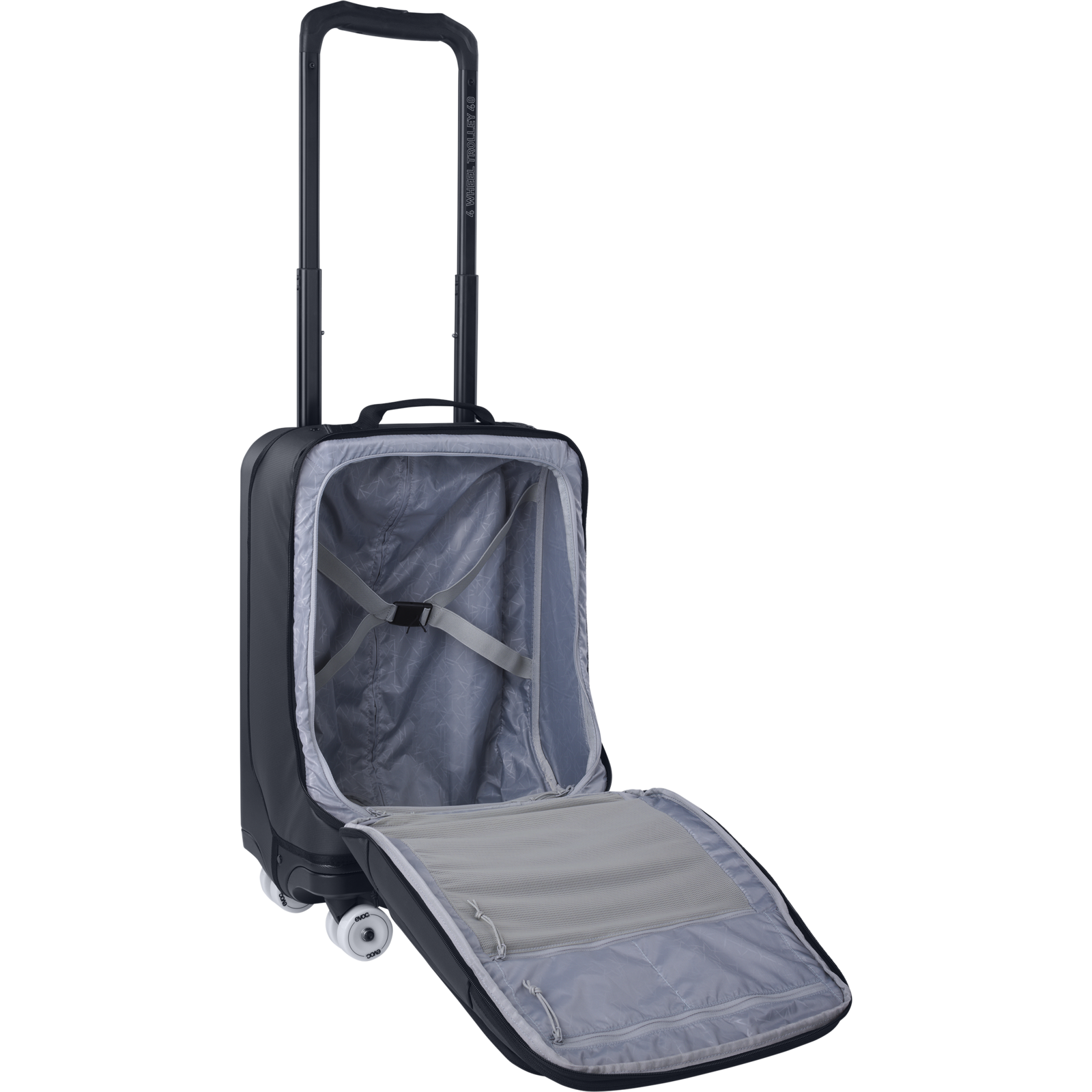 Evoc 4-Wheel Trolley 40L Ironman Rollkoffer in SCHWARZ