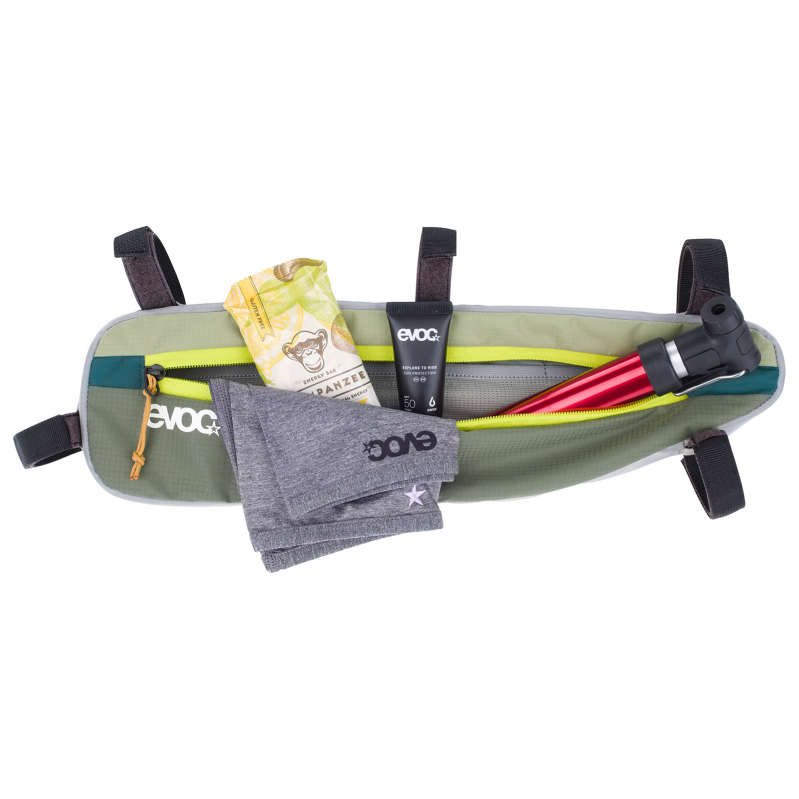 Evoc Frame Pack Upcycling Rahmentasche in MEHRFARBIG