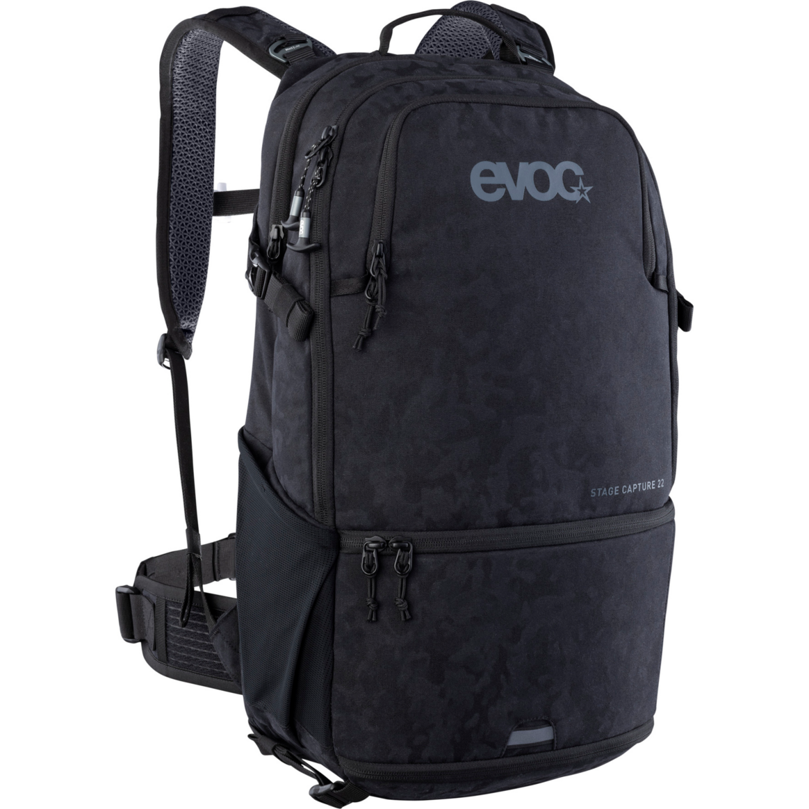 Evoc Stage Capture 22L Fotorucksack in SCHWARZ
