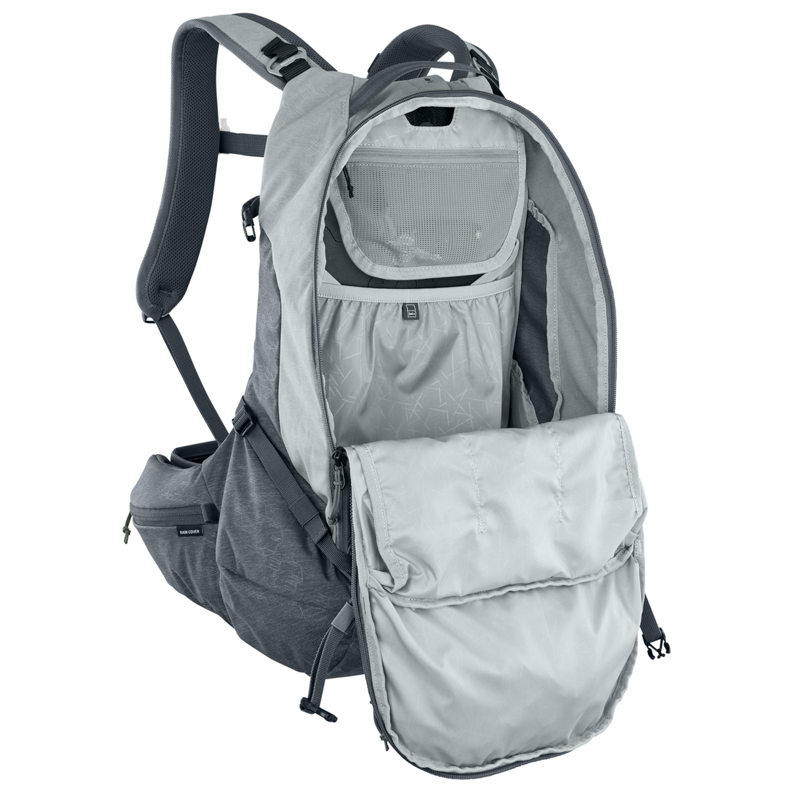 Evoc Trail Pro 26L Protektoren-Rucksack in GRAU