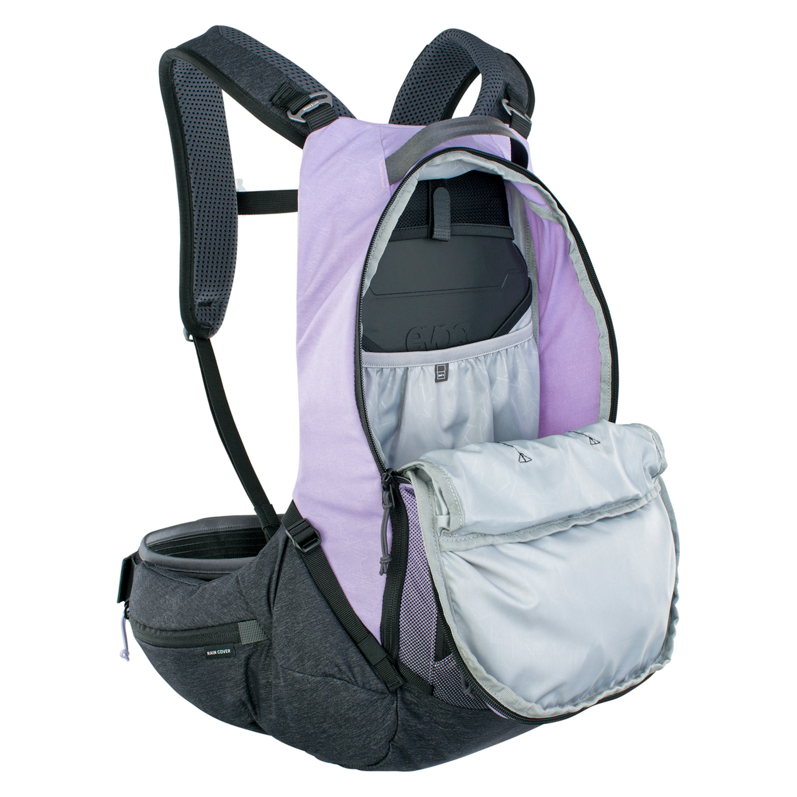 Evoc Trail Pro 16L Protektoren-Rucksack in VIOLETT