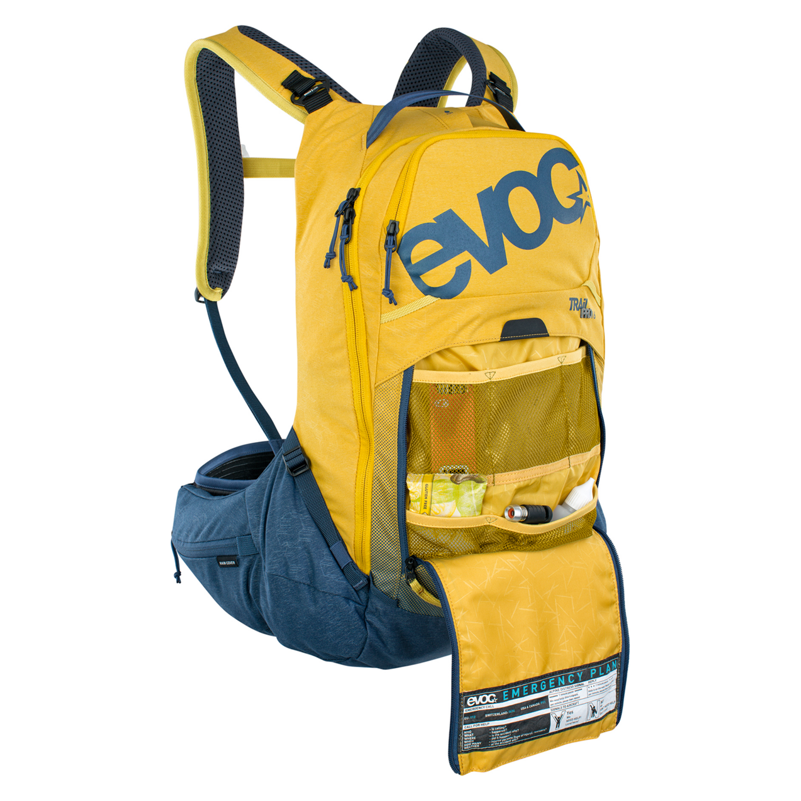 Evoc Trail Pro 16L Protektoren-Rucksack in MEHRFARBIG