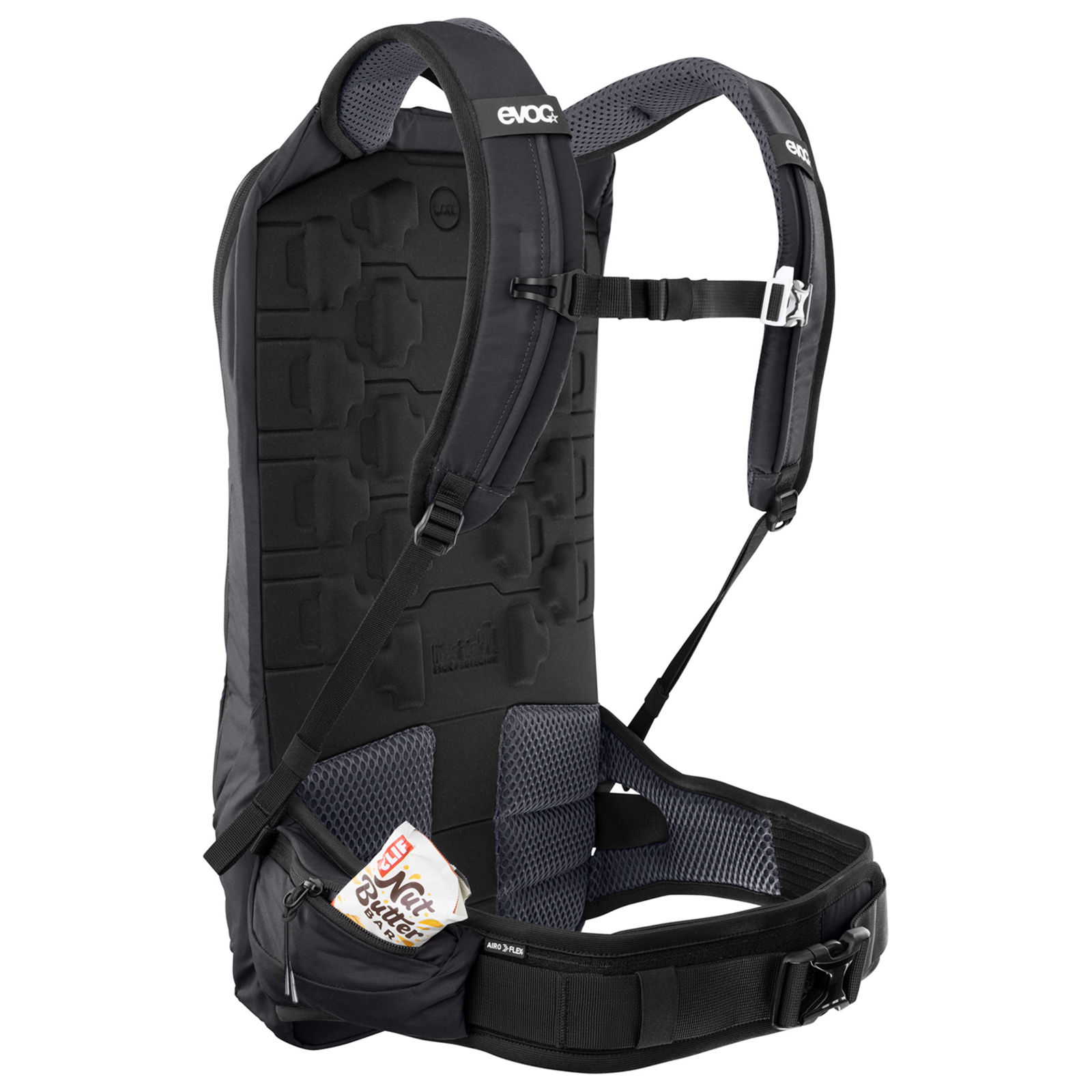 Evoc Trail Pro 10L Blackline Protektoren-Rucksack in SCHWARZ