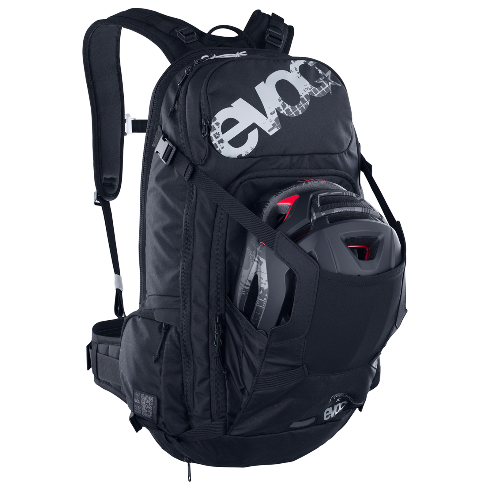 Evoc FR Trail E-Ride 20L MacAskill Protektoren-Rucksack in SCHWARZ