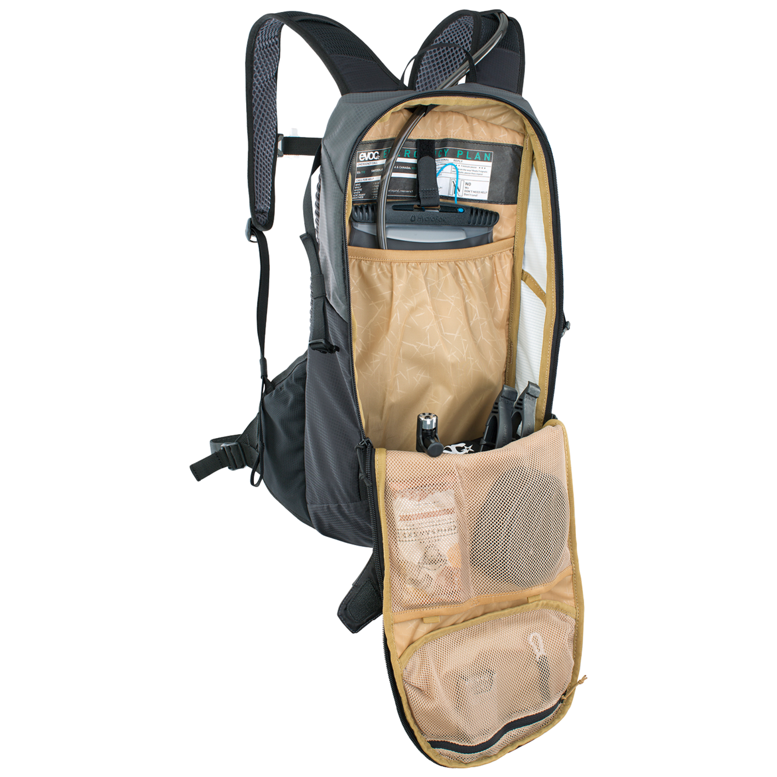 Evoc Ride 12L Fahrradrucksack in GRAU