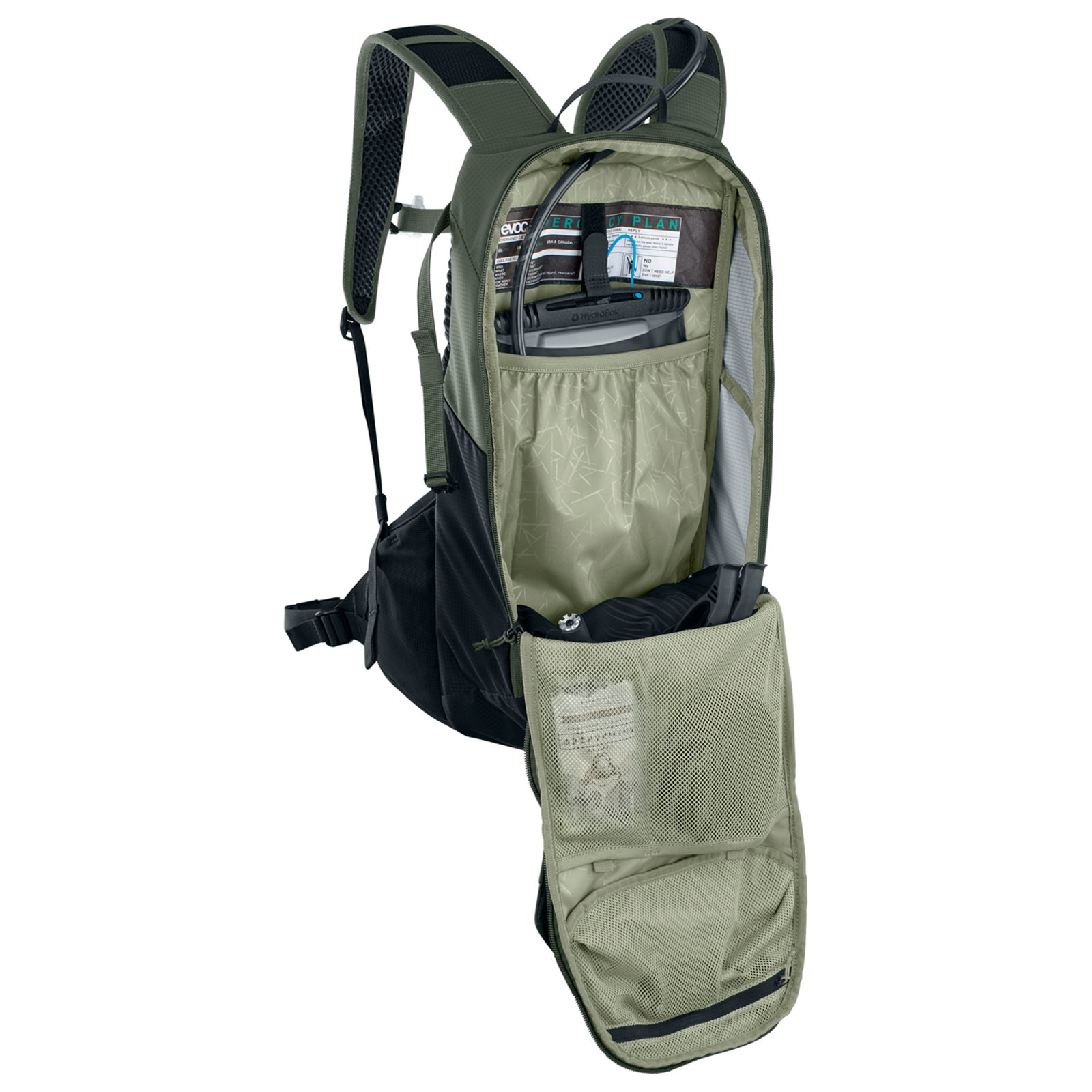 Evoc Ride 12L Fahrradrucksack in GRÜN