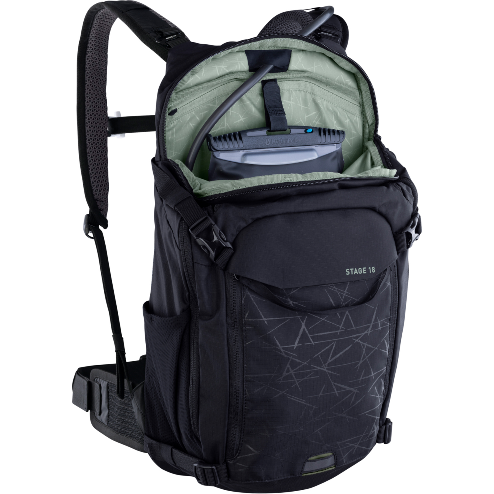 Evoc Stage 18L Fahrradrucksack in SCHWARZ