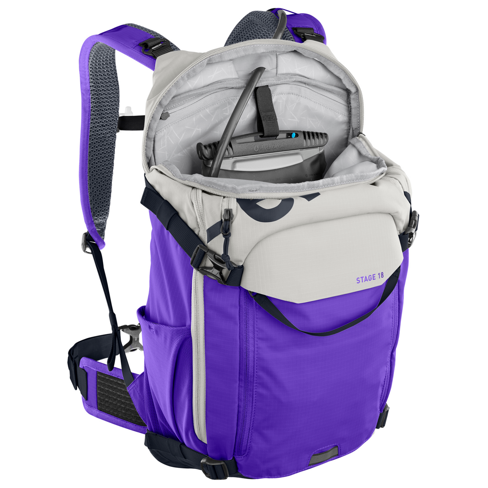 Evoc Stage 18L Fahrradrucksack in VIOLETT