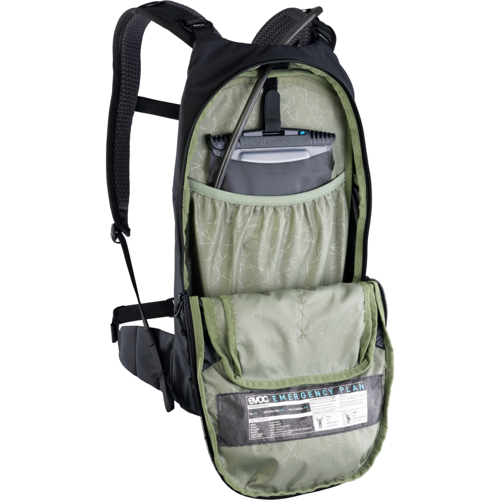 Evoc Stage 6L + 2L Bladder Fahrradrucksack in SCHWARZ