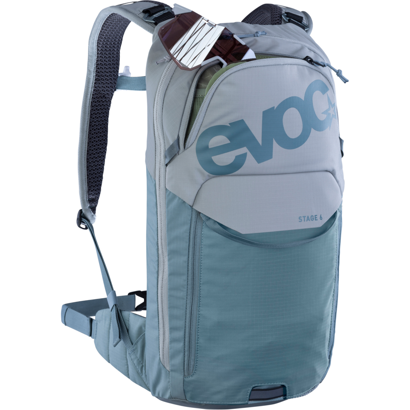 Evoc Stage 6L + 2L Bladder Fahrradrucksack in BLAU