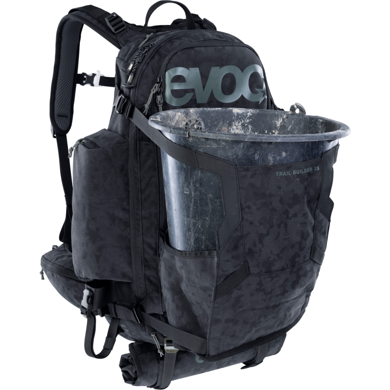 Evoc Trail Builder 35L Fahrradrucksack in SCHWARZ