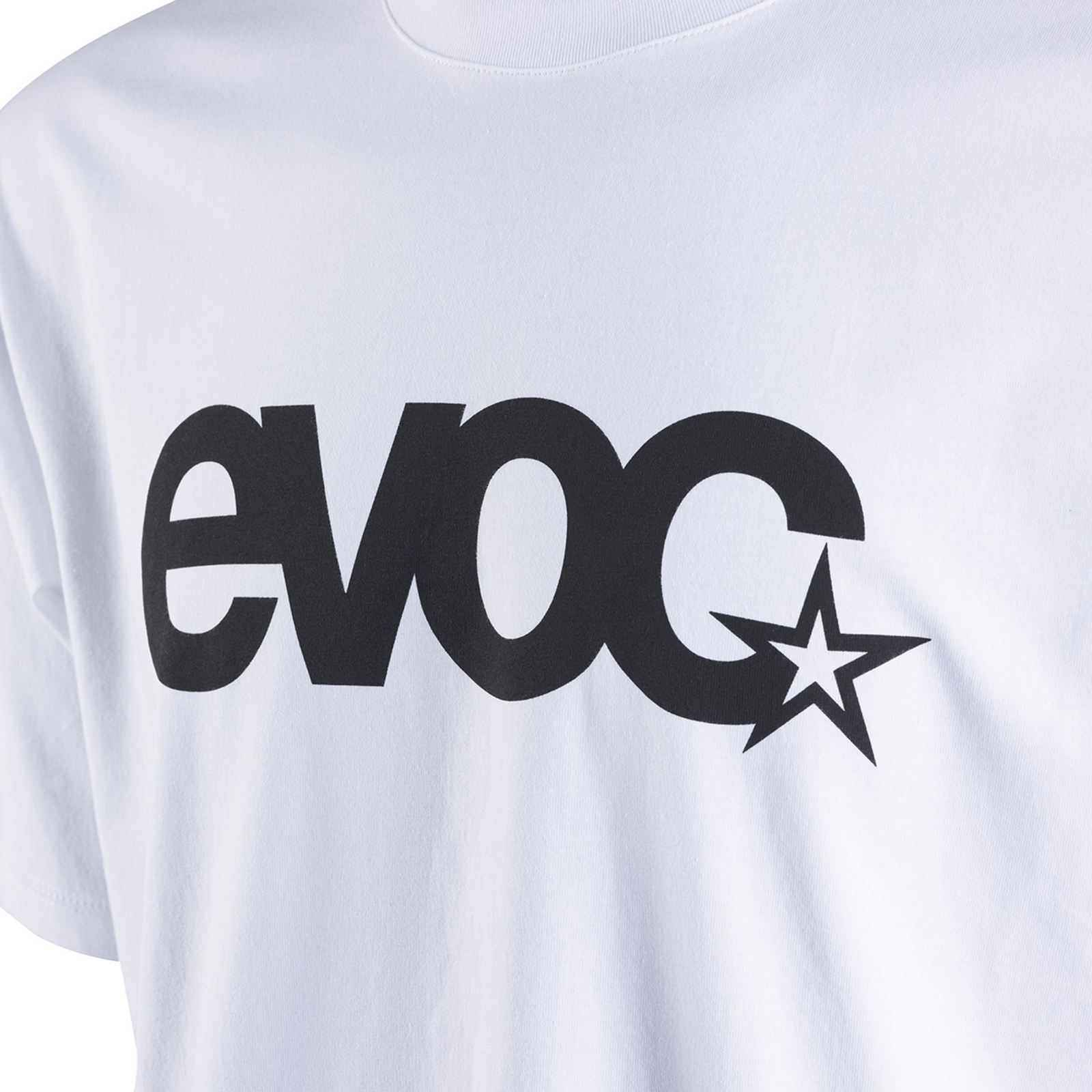 Evoc T-Shirt Logo Oversized für Damen und Herren in WEISS
