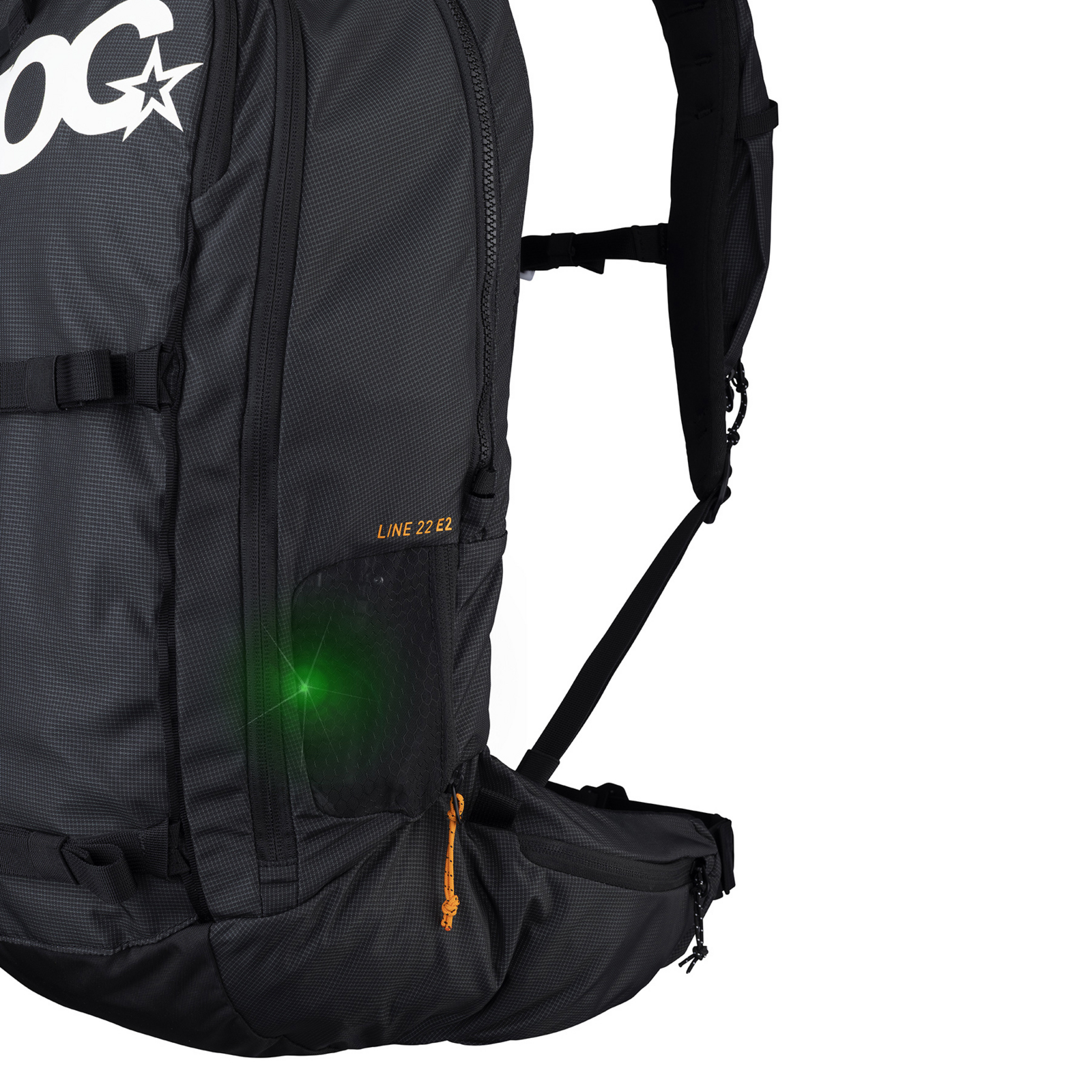 Evoc Line  22L E2 Lawinenrucksack in SCHWARZ