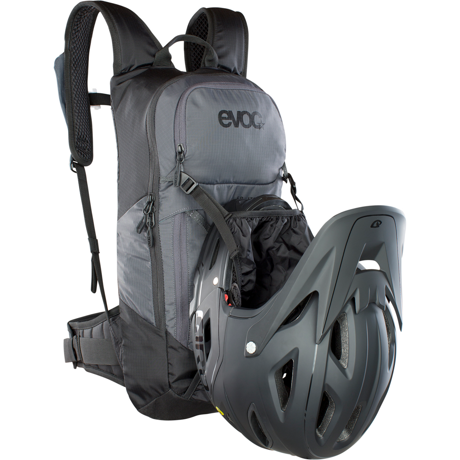 Evoc FR Lite Race 10L Protektoren-Rucksack in GRAU