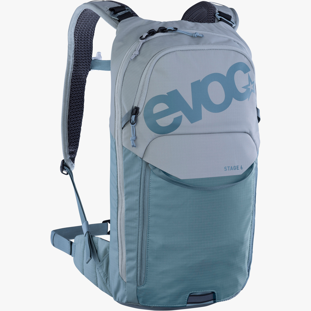 Evoc Stage 6L + 2L Bladder Fahrradrucksack in GRAU