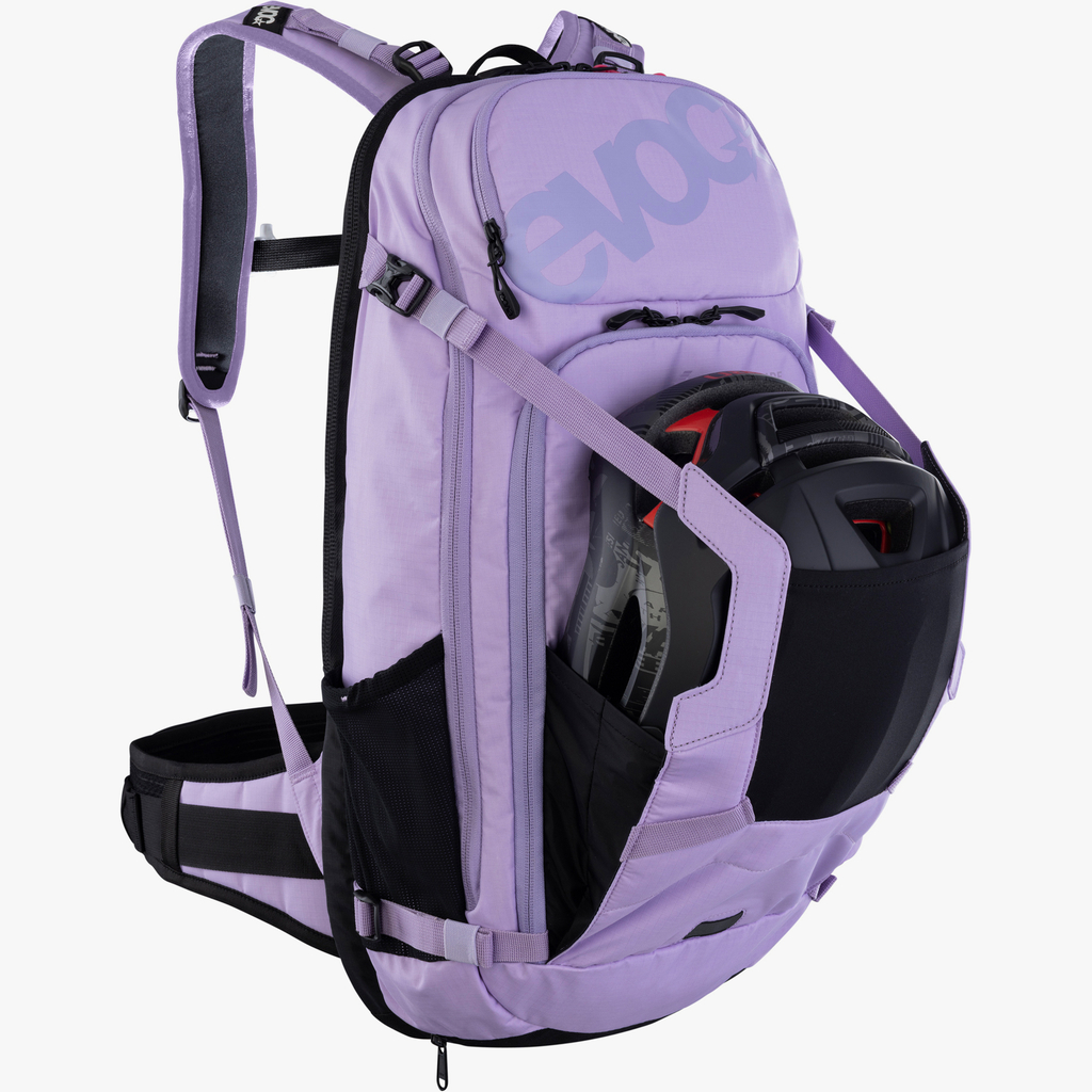 Evoc FR Trail E-Ride 20L Protektoren-Rucksack in VIOLETT