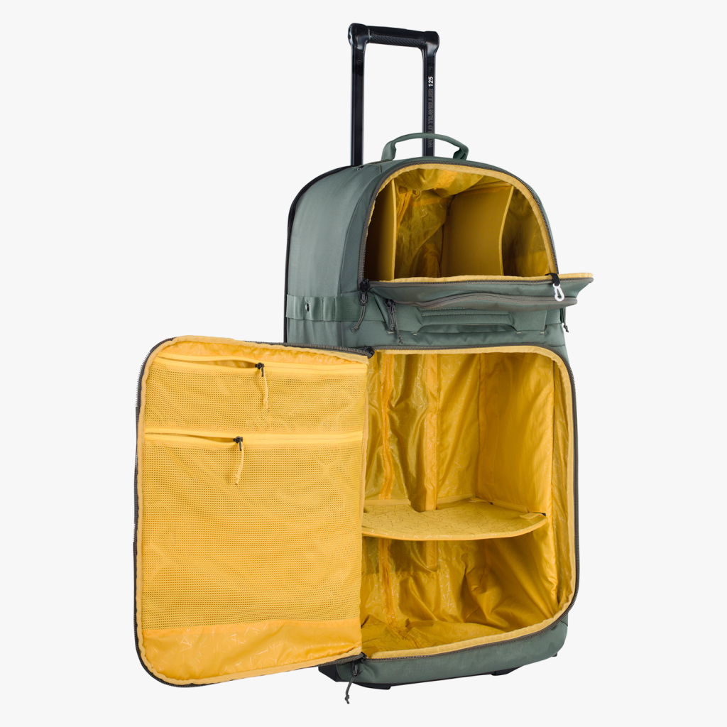 Evoc World Traveller 125L Rollkoffer in GRÜN