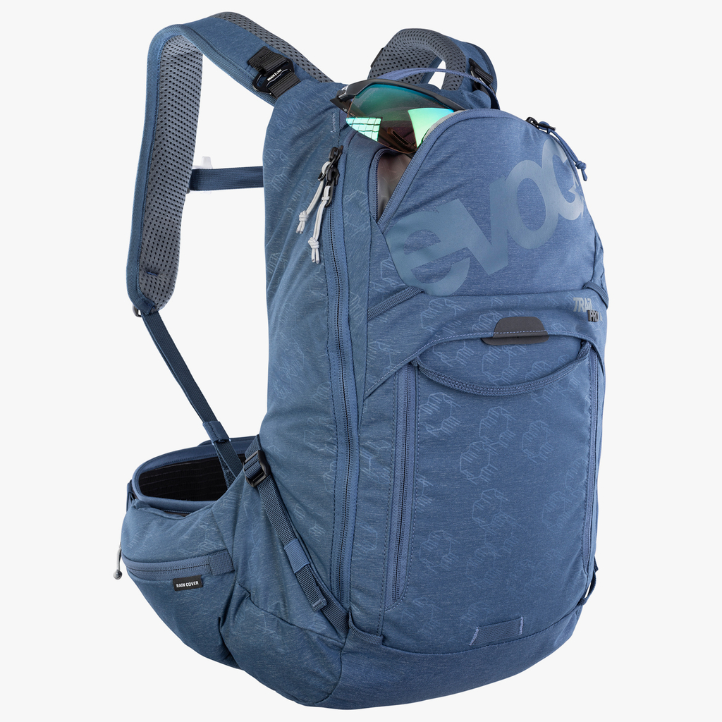 Evoc Trail Pro 16L Protektoren-Rucksack in BLAU