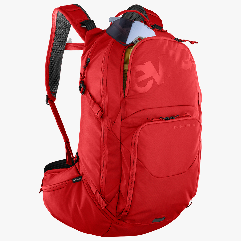 Evoc Explorer Pro 26L Fahrradrucksack in ROT