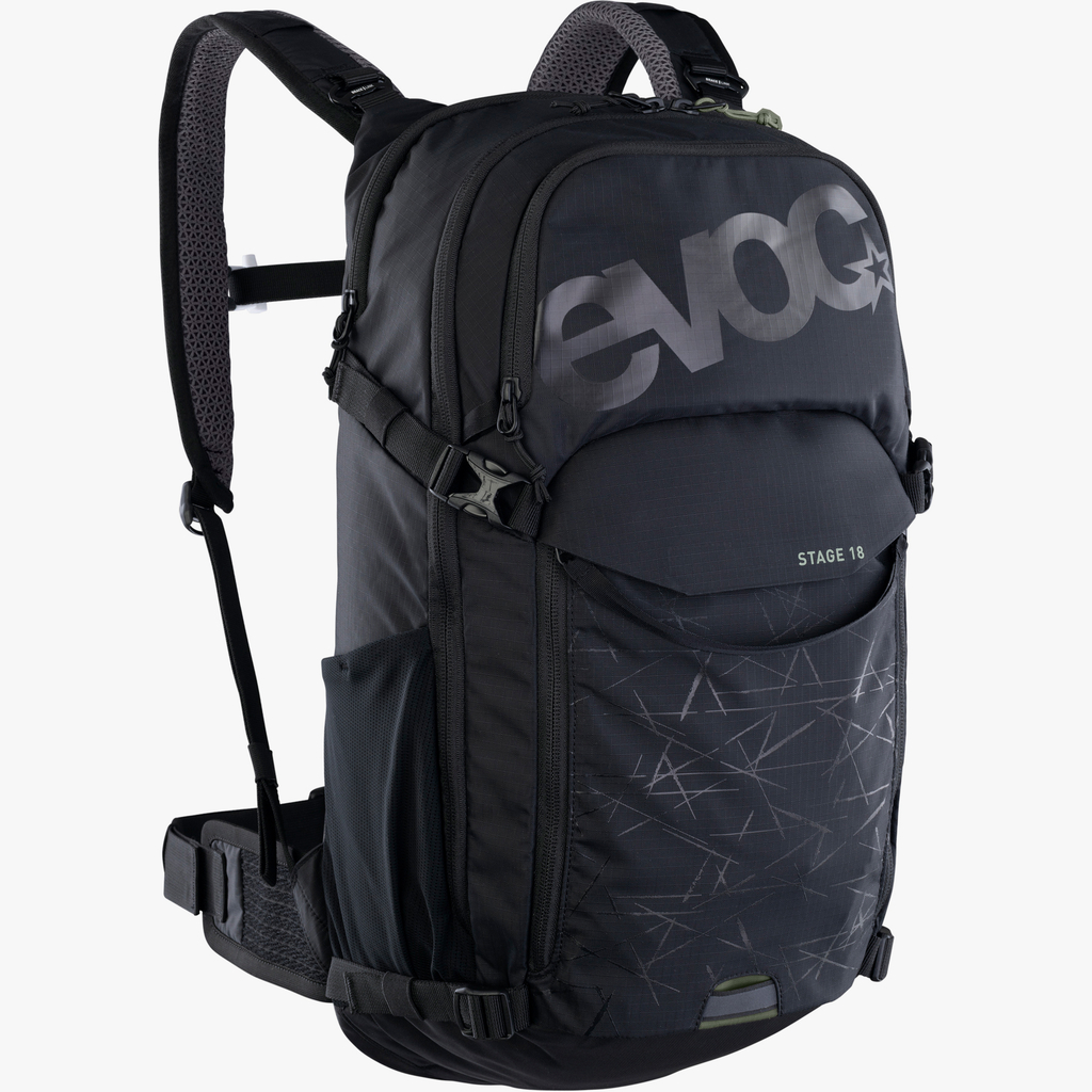 Evoc Stage 18L Fahrradrucksack in SCHWARZ