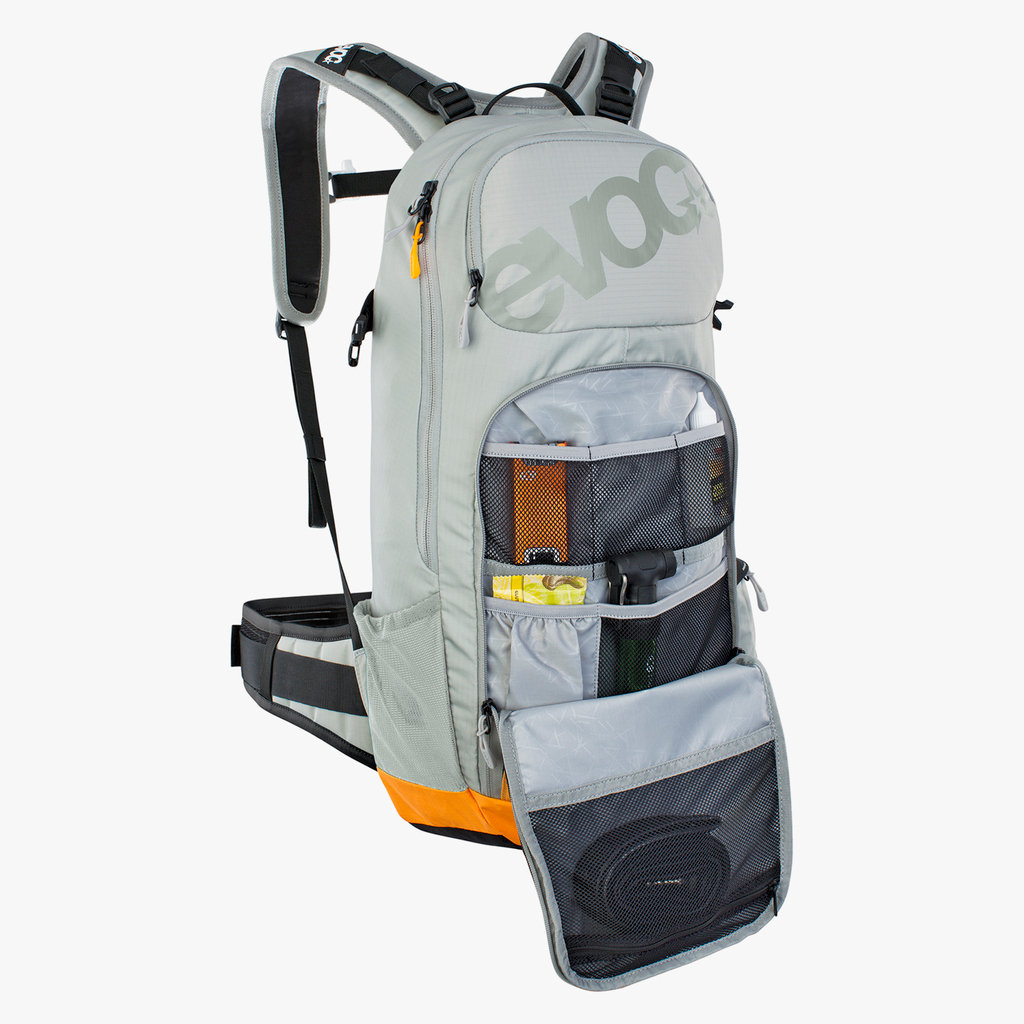 Evoc FR Enduro E-Ride 16L Protektoren-Rucksack in GRAU