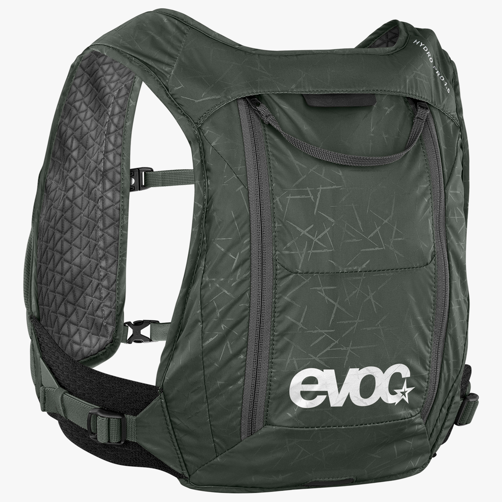 Evoc Hydro Pro 1.5L + 1.5L Bladder Fahrradrucksack in GRÜN