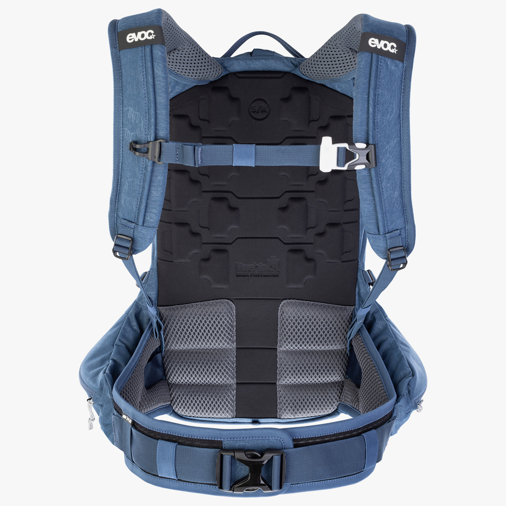 Evoc Trail Pro 16L Protektoren-Rucksack in BLAU