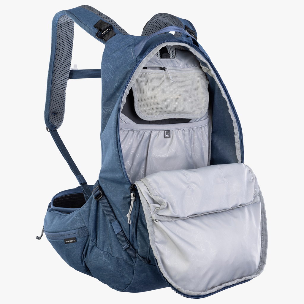 Evoc Trail Pro 16L Protektoren-Rucksack in BLAU