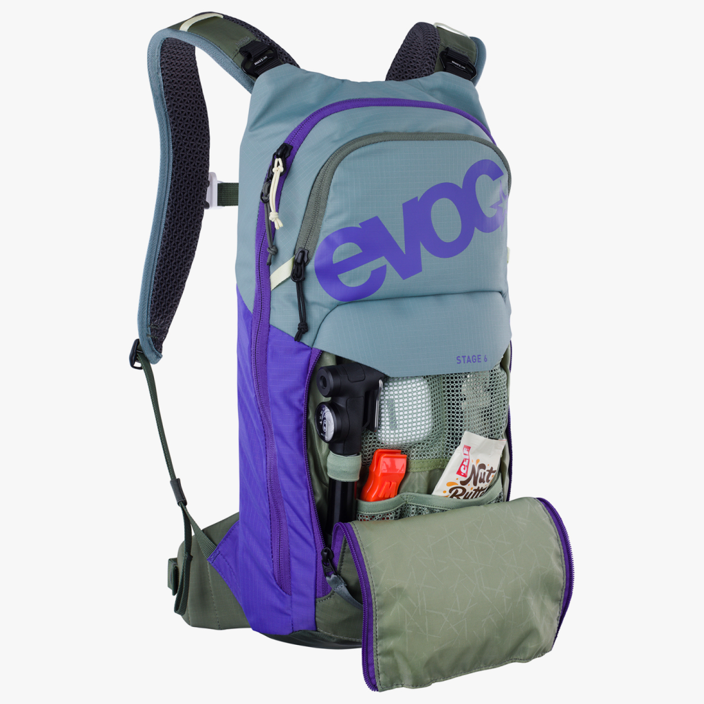 Evoc Stage 6L + 2L Bladder Fahrradrucksack in MEHRFARBIG