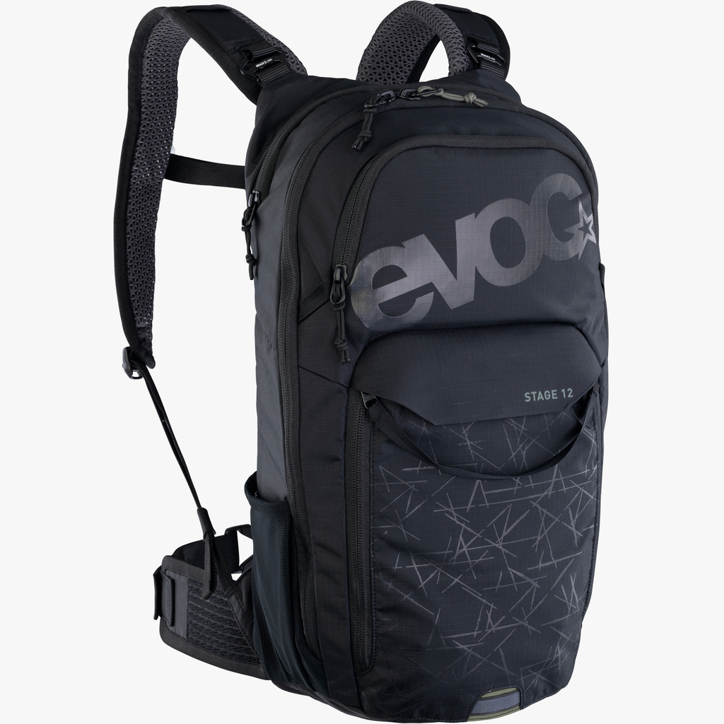 Evoc Stage 12L Fahrradrucksack in SCHWARZ