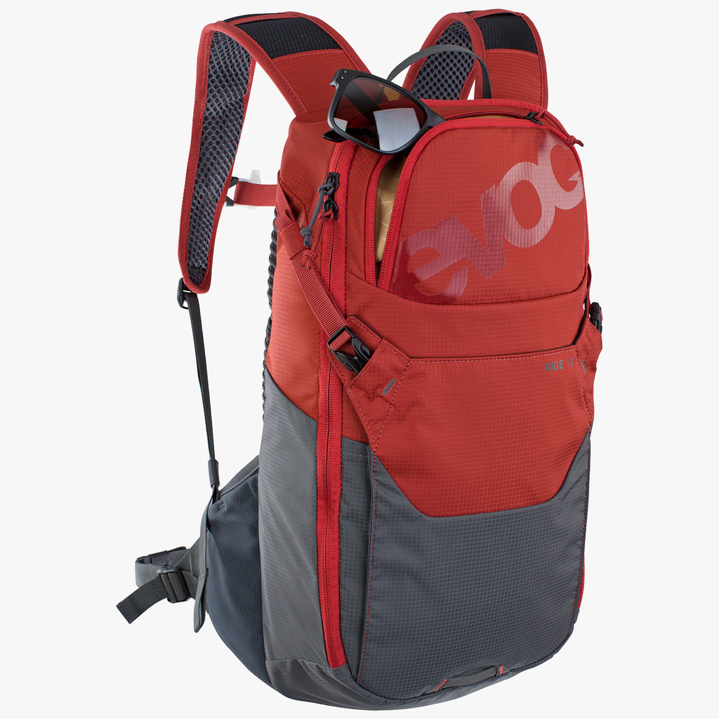 Evoc Ride 12L Fahrradrucksack in ROT