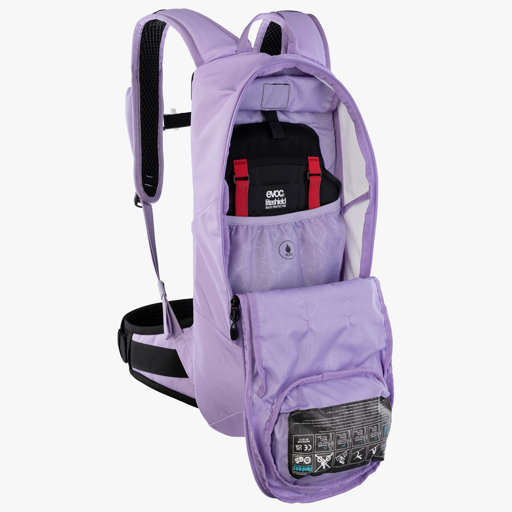 Evoc FR Lite Race 10L Protektoren-Rucksack in VIOLETT