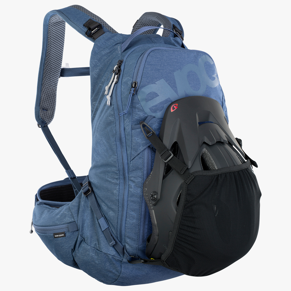 Evoc Trail Pro 16L Protektoren-Rucksack in BLAU