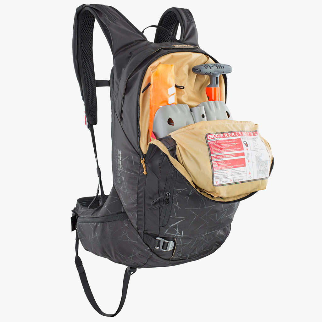 Evoc Line R.A.S. Protector 22L Airbag included Lawinenrucksack in SCHWARZ