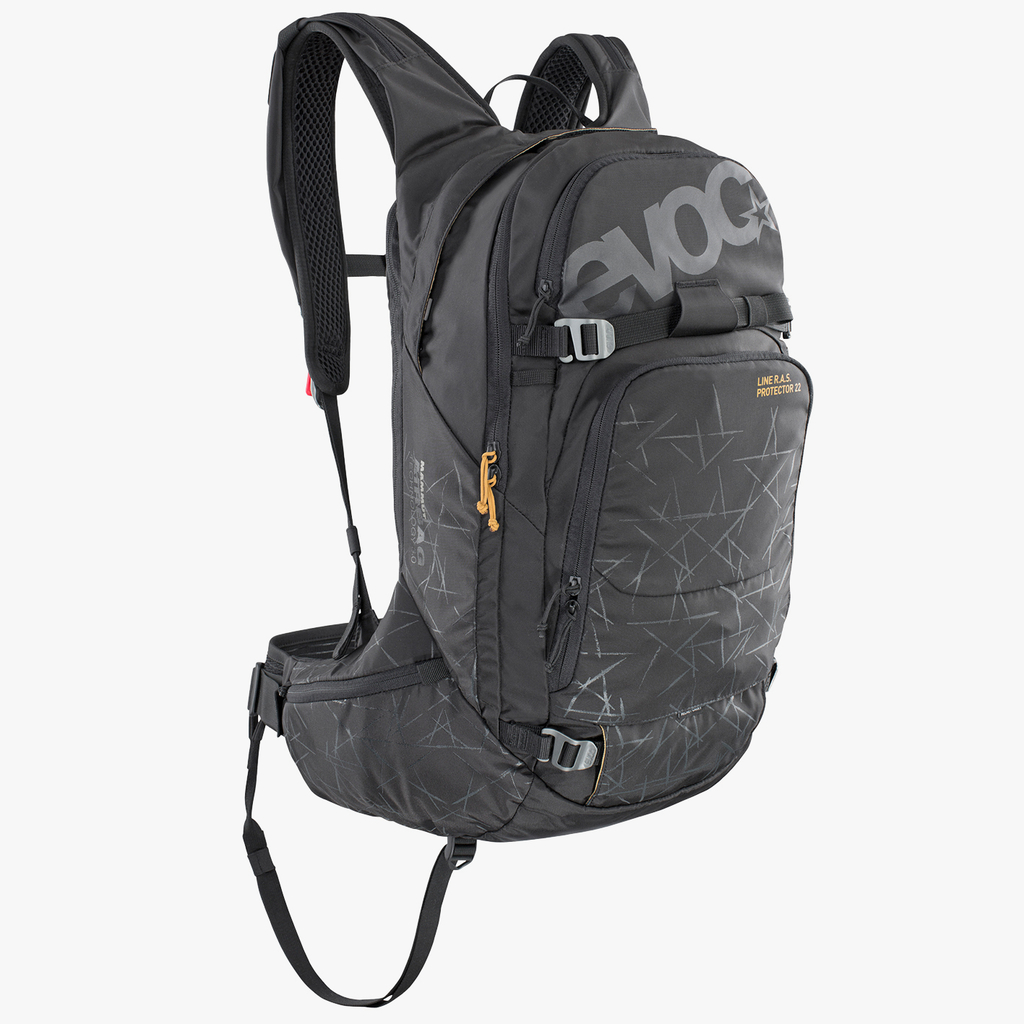 Evoc Line R.A.S. Protector 22L Lawinenrucksack in SCHWARZ