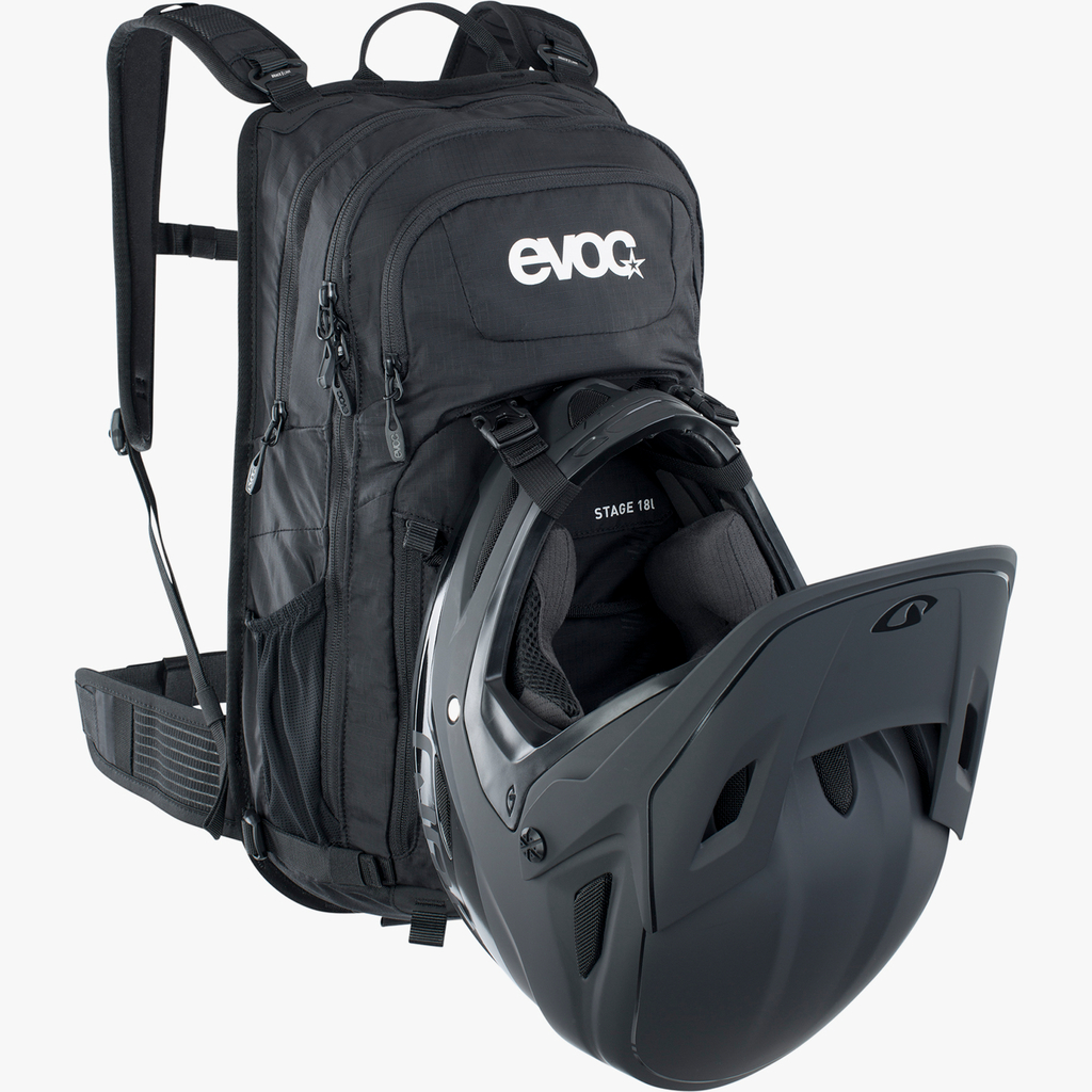 Evoc Stage 18L Fahrradrucksack in SCHWARZ