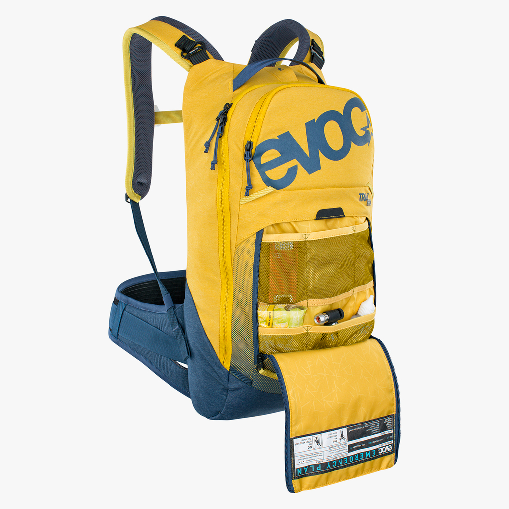 Evoc Trail Pro 10L Protektoren-Rucksack in GELB