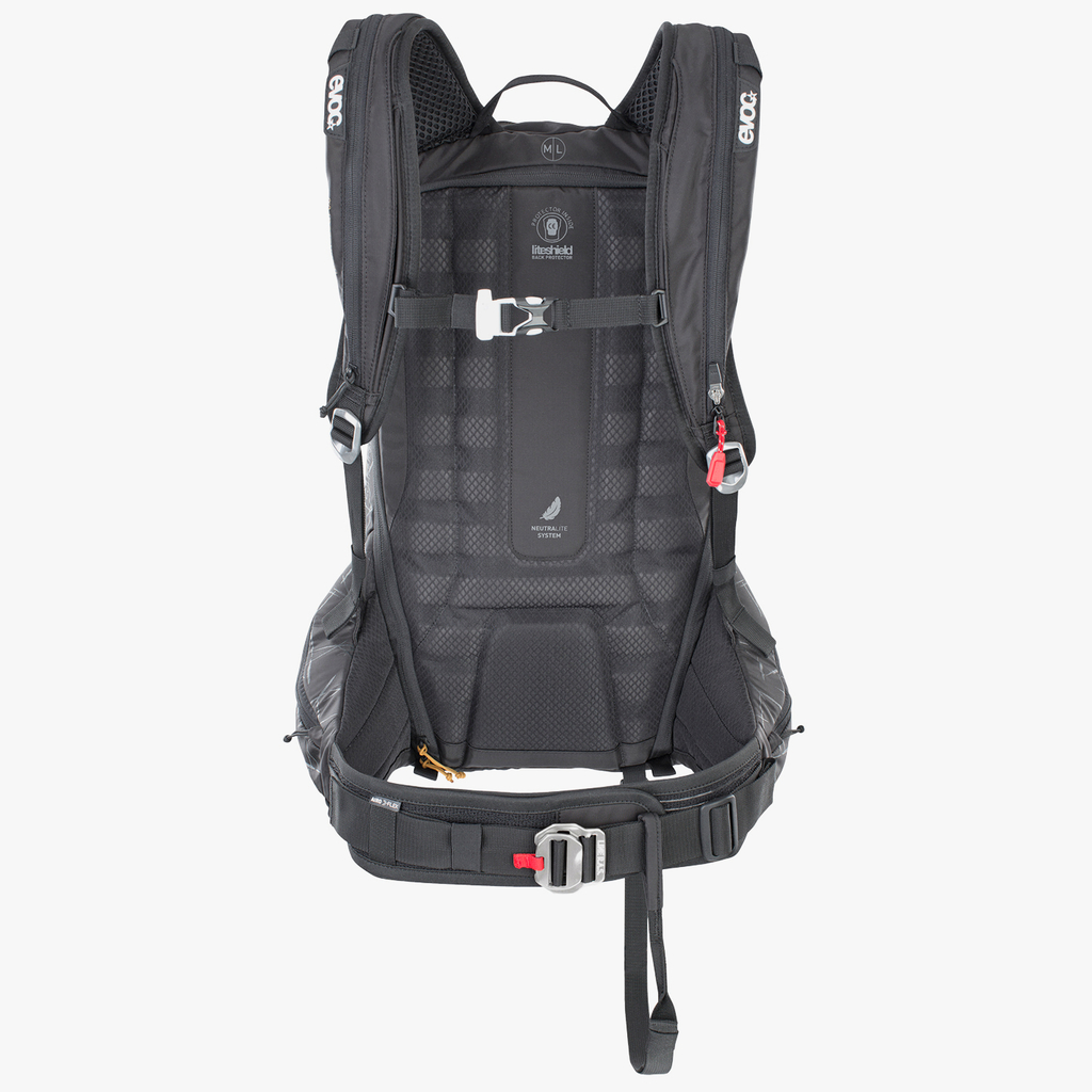 Evoc Line R.A.S. Protector 22L Airbag included Lawinenrucksack in SCHWARZ