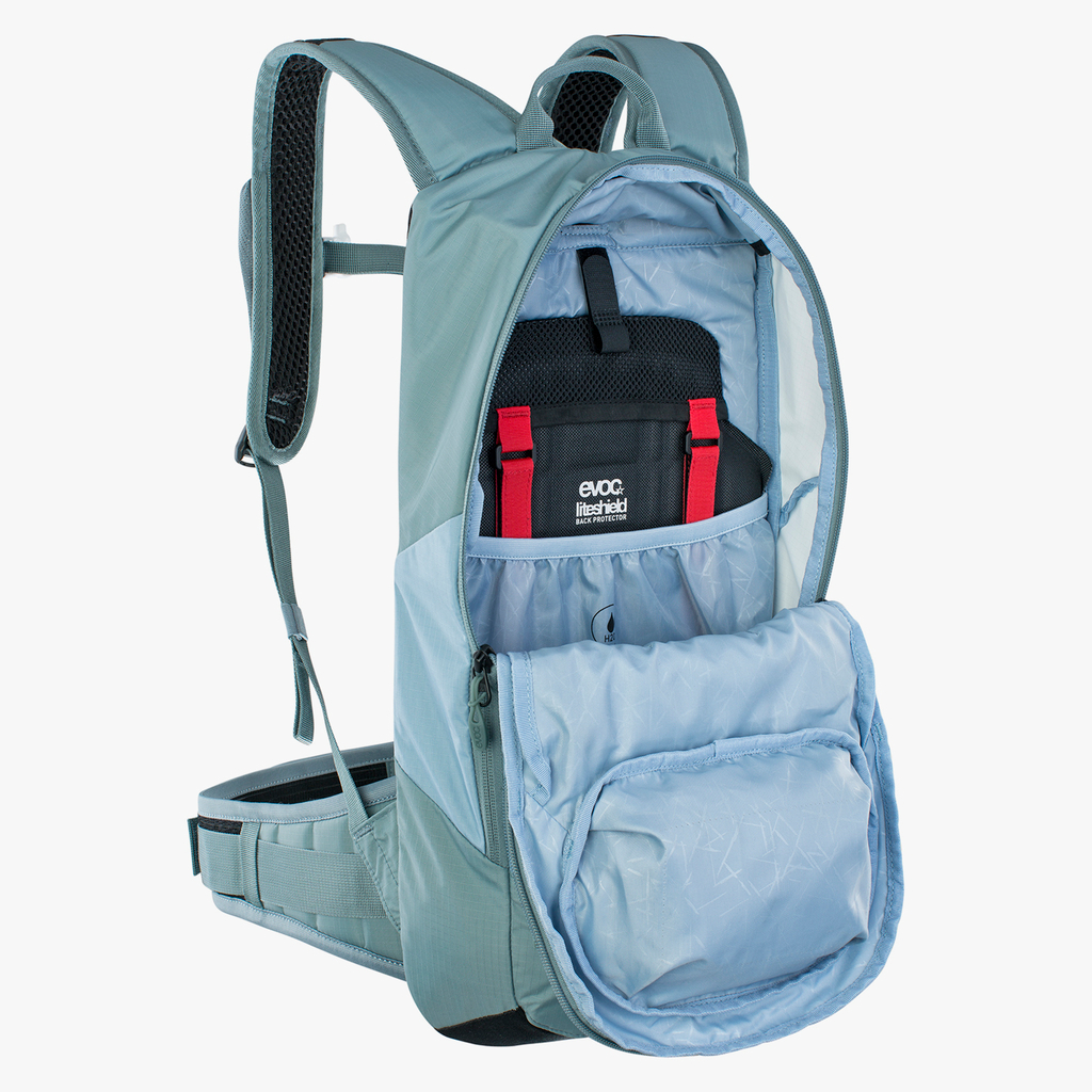 Evoc FR Lite Race 10L Protektoren-Rucksack in GRAU