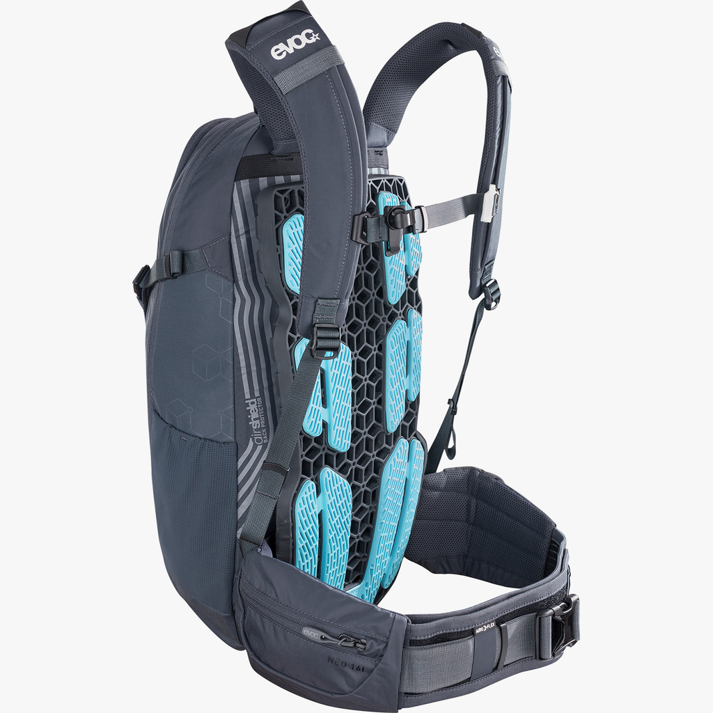 Evoc Neo 16L Protektoren-Rucksack in GRAU