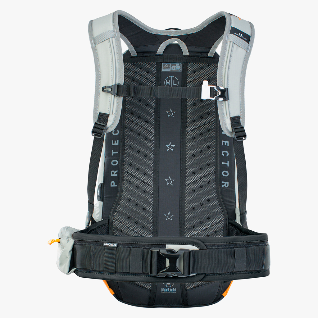 Evoc FR Enduro E-Ride 16L Protektoren-Rucksack in GRAU