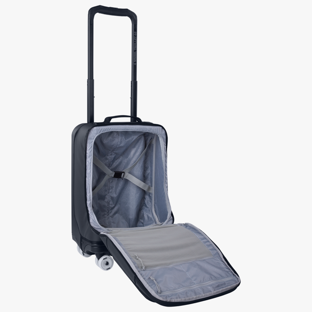 Evoc 4-Wheel Trolley 40L in SCHWARZ