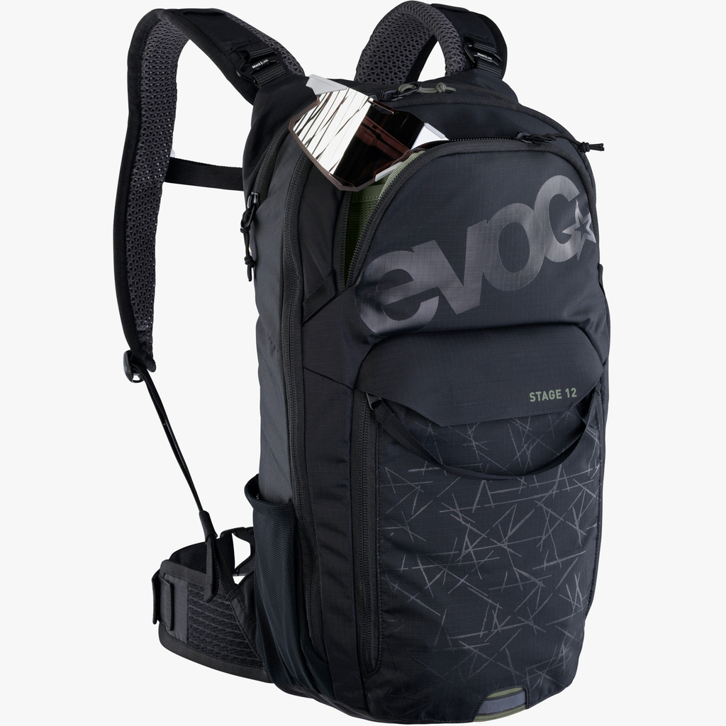 Evoc Stage 12L Fahrradrucksack in SCHWARZ