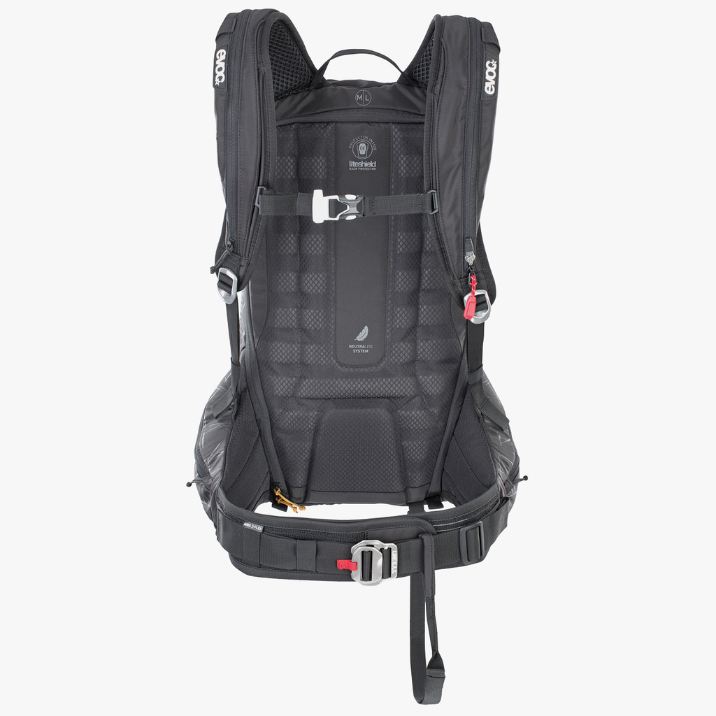 Evoc Line R.A.S. Protector 32L Airbag included Lawinenrucksack in SCHWARZ