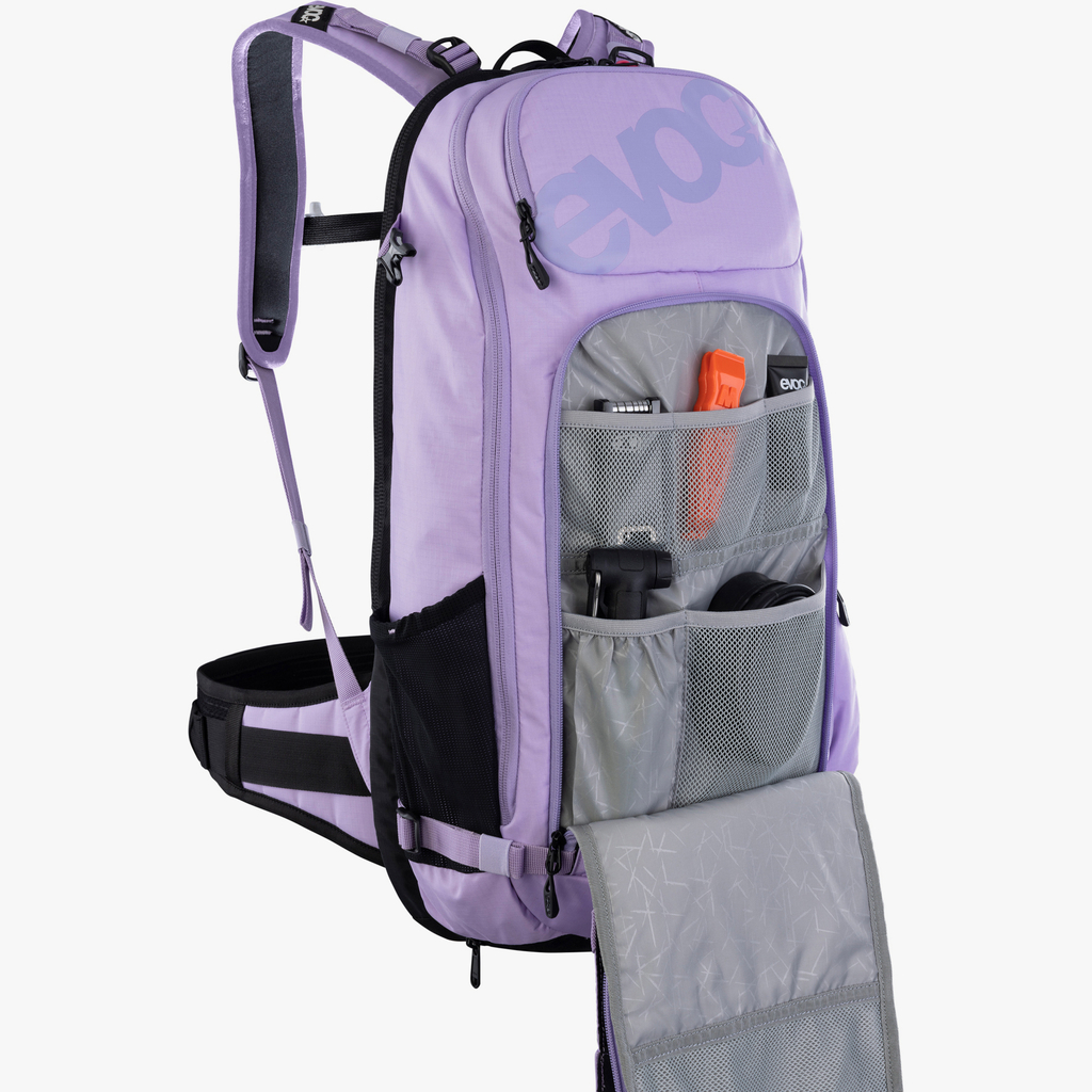 Evoc FR Trail E-Ride 20L Protektoren-Rucksack in VIOLETT