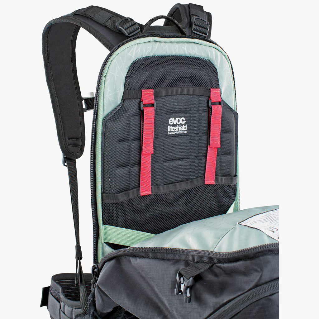 Evoc FR Trail E-Ride 20L Protektoren-Rucksack in SCHWARZ