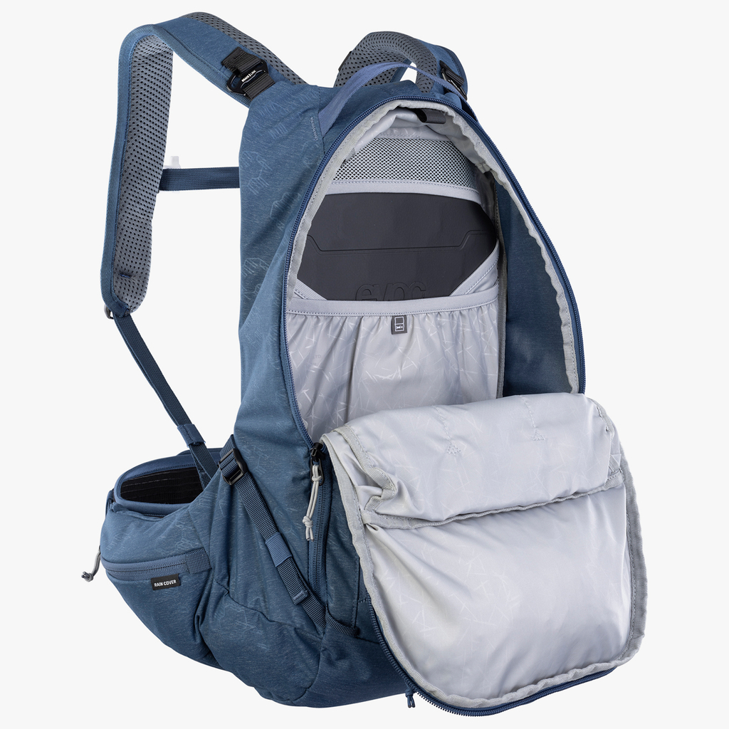 Evoc Trail Pro 16L Protektoren-Rucksack in BLAU