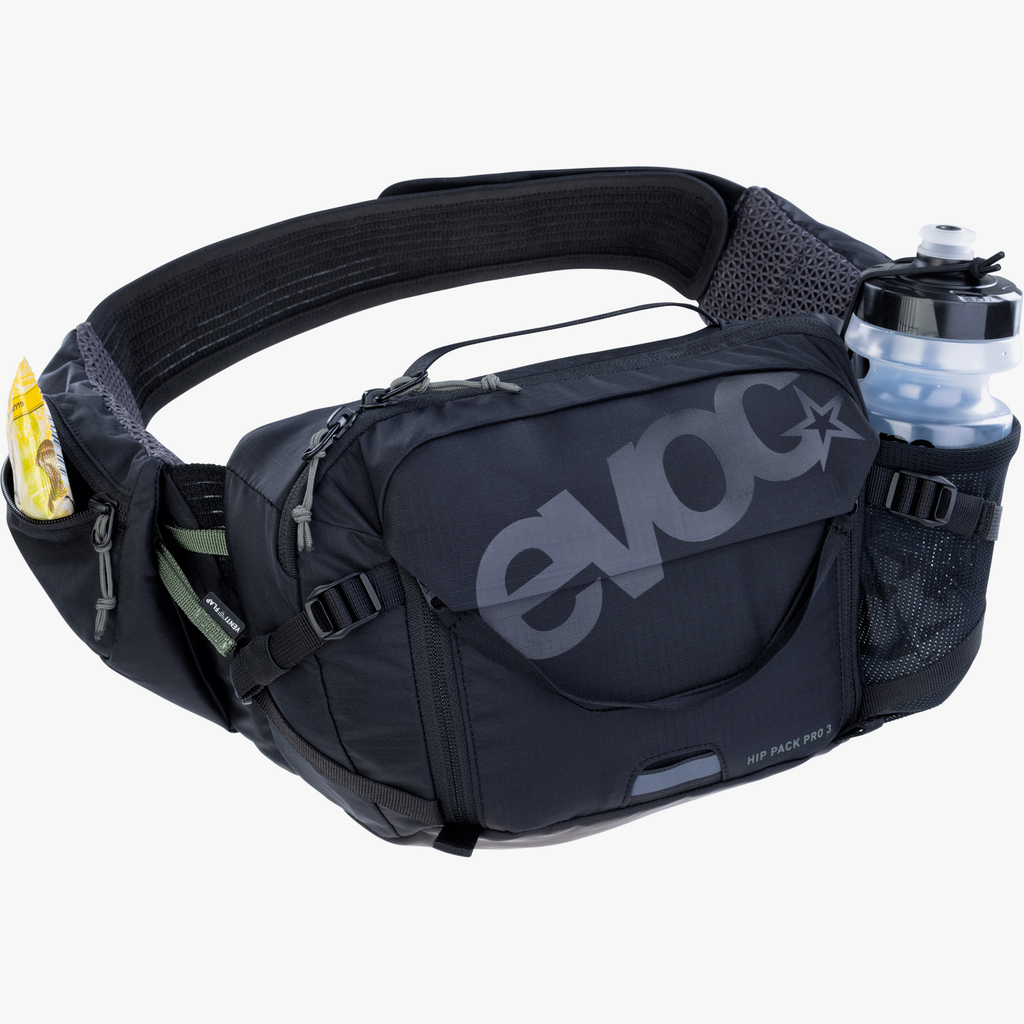 Evoc Hip Pack Pro 3L + 1,5L Bladder Hüfttasche in SCHWARZ