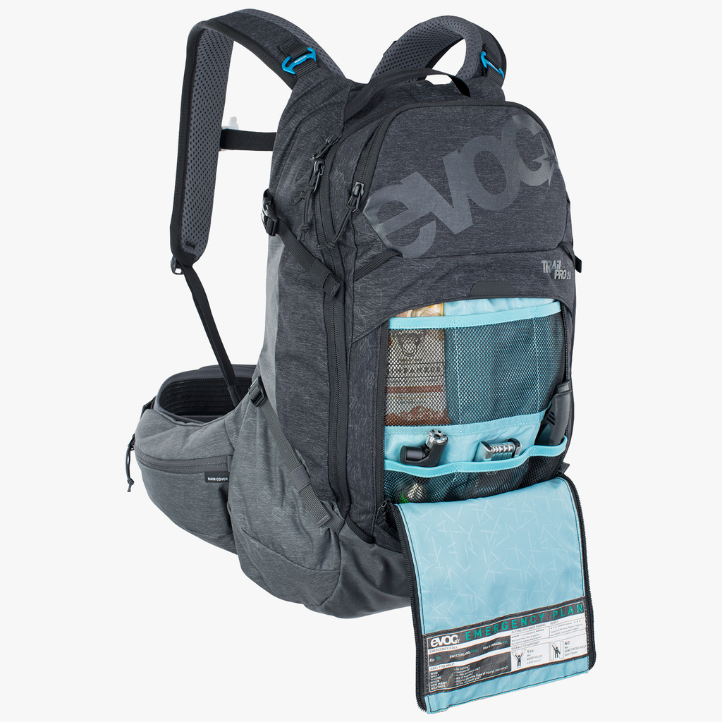 Evoc Trail Pro 26L Protektoren-Rucksack in SCHWARZ